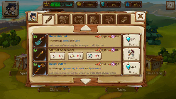 Braveland Heroes gameplay screenshot