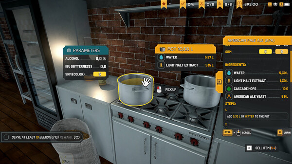 Brewpub Simulator gameplay screenshot