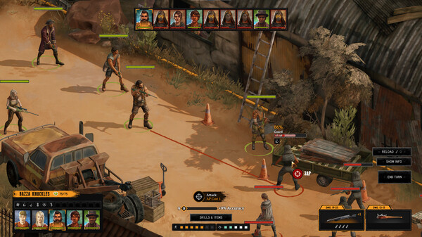 Broken Roads gameplay screenshot