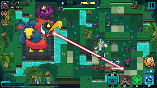Broken Universe - Tower Defense gameplay screenshot
