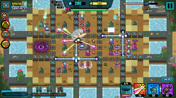 Broken Universe - Tower Defense gameplay screenshot