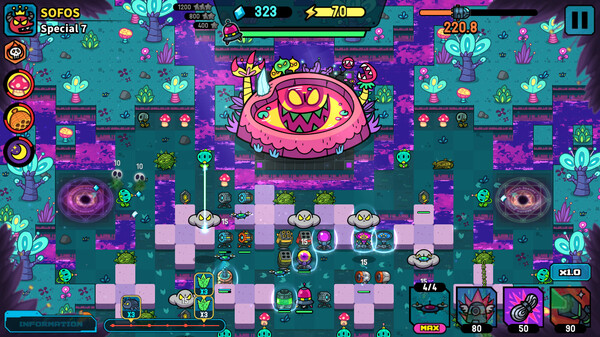 Broken Universe - Tower Defense gameplay screenshot