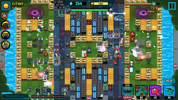 Broken Universe - Tower Defense gameplay screenshot