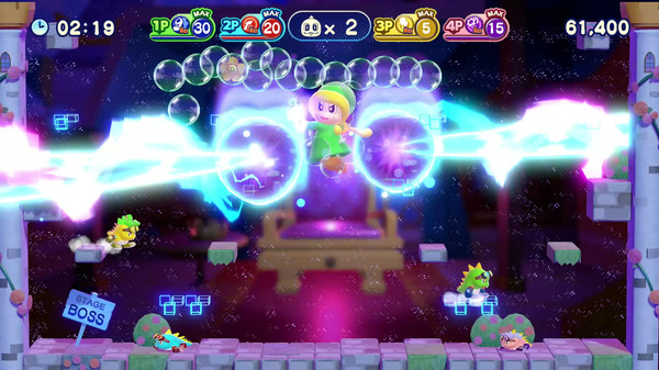 Bubble Bobble 4 Friends: The Baron's Workshop gameplay screenshot