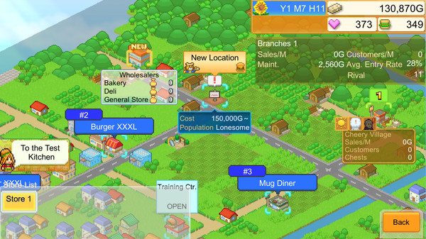 Burger Bistro Story gameplay screenshot