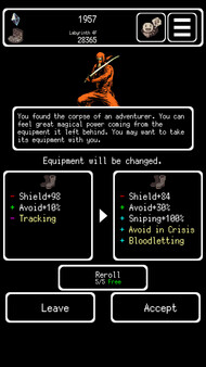 Buriedbornes - Dungeon RPG gameplay screenshot