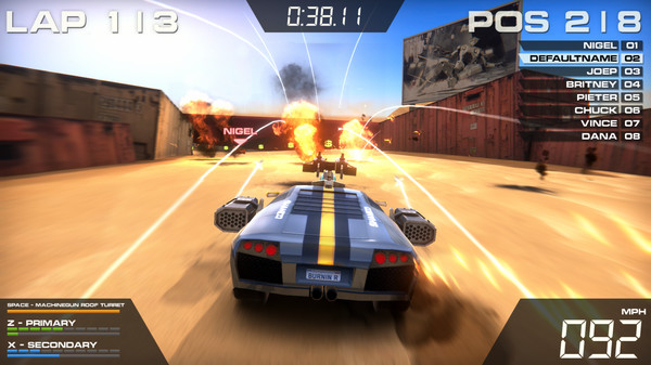 Burnin' Rubber 5 HD gameplay screenshot