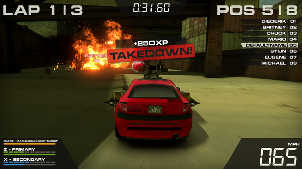 Burnin' Rubber 5 HD gameplay screenshot