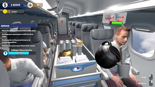 Cabin Crew Life Simulator gameplay screenshot