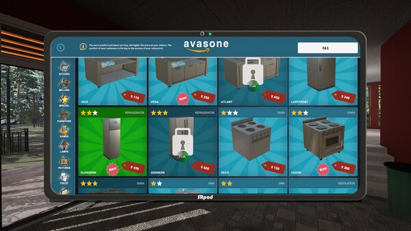 Cafe Owner Simulator gameplay screenshot