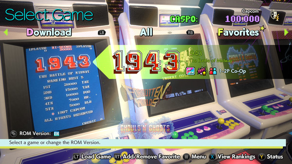 Capcom Arcade Stadium gameplay screenshot