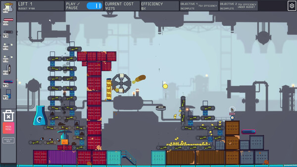 Captain Contraption's Chocolate Factory gameplay screenshot