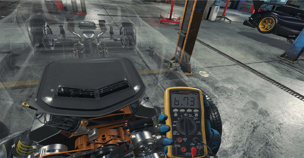 Car Mechanic Simulator VR gameplay screenshot