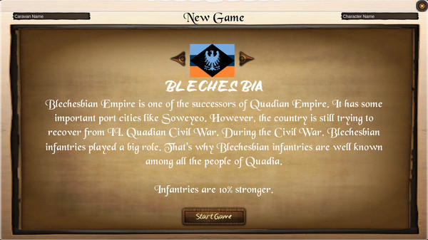 Caravan Trade Tycoon gameplay screenshot
