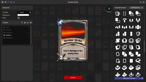 Card Engine gameplay screenshot