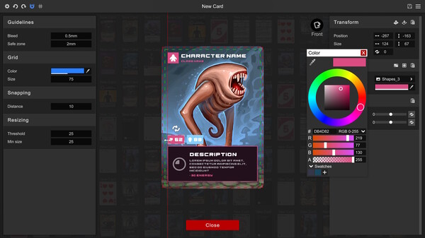 Card Engine gameplay screenshot