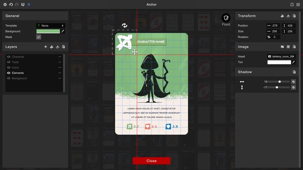 Card Engine gameplay screenshot