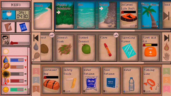 Card Survival: Tropical Island gameplay screenshot