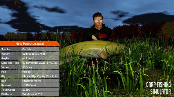 Carp Fishing Simulator gameplay screenshot