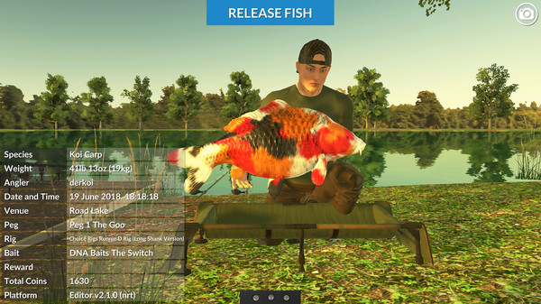 Carp Fishing Simulator gameplay screenshot