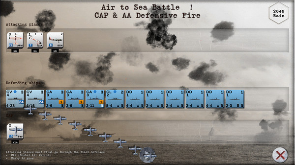 Carrier Battles 4 Guadalcanal - Pacific War Naval Warfare gameplay screenshot