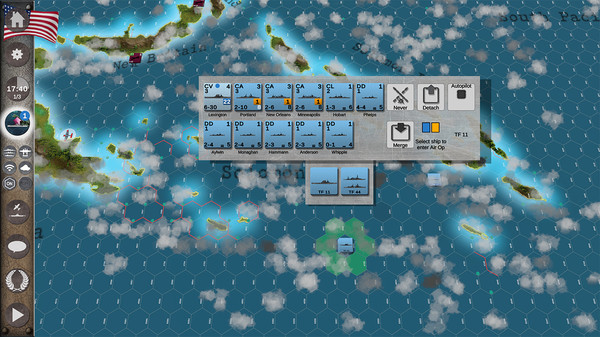 Carrier Battles 4 Guadalcanal - Pacific War Naval Warfare gameplay screenshot