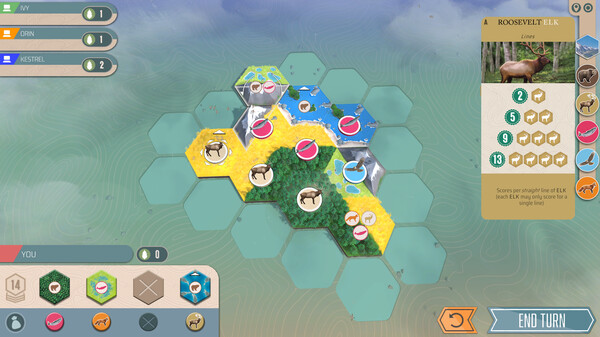 Cascadia gameplay screenshot