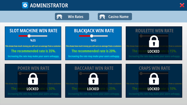 Casino Island Simulator gameplay screenshot
