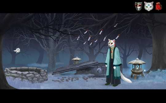 Cat and Ghostly Road gameplay screenshot