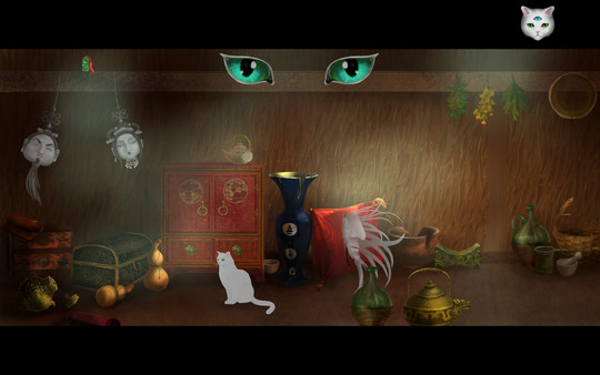 Cat and Ghostly Road gameplay screenshot