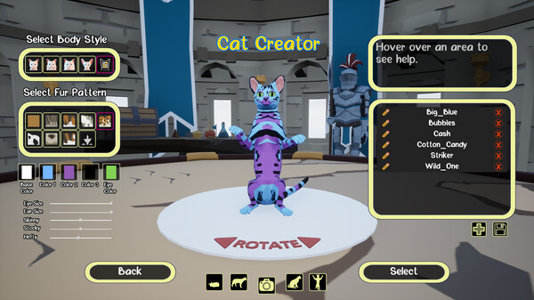 Cat Gets Medieval gameplay screenshot