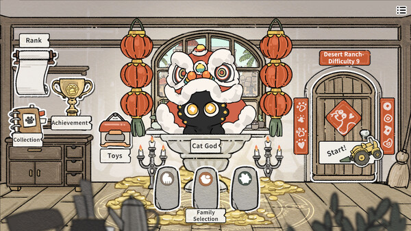 Cat God Ranch gameplay screenshot