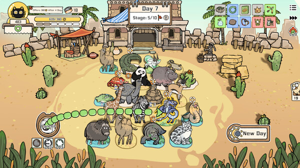 Cat God Ranch gameplay screenshot