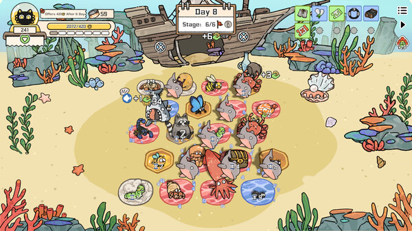 Cat God Ranch gameplay screenshot