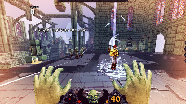 Cathedral 3-D gameplay screenshot