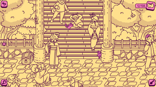 Cats and Seek: Kyoto gameplay screenshot