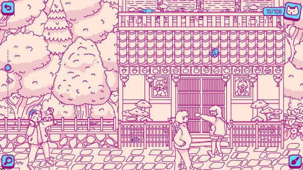 Cats and Seek: Kyoto gameplay screenshot