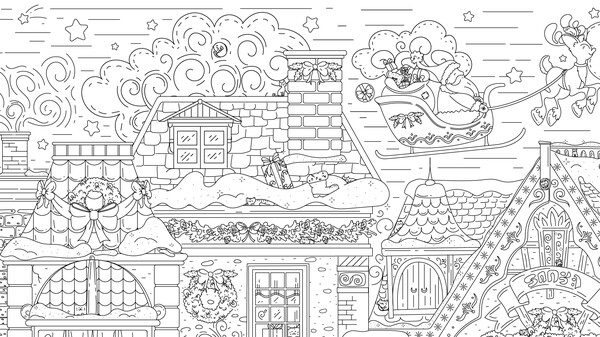 Cats Hidden in Christmas gameplay screenshot