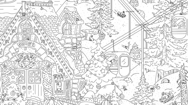 Cats Hidden in Christmas gameplay screenshot