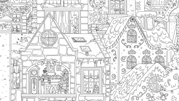 Cats Hidden in Christmas gameplay screenshot