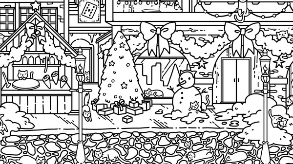 Cats Hidden in Jingle Jam gameplay screenshot
