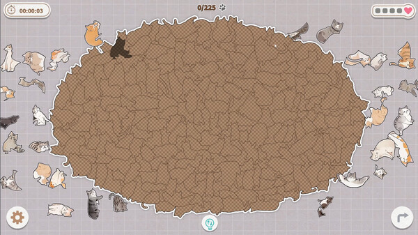 Cats Huddled Together 挤在一起的猫猫们 gameplay screenshot