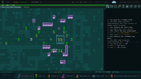 Caves of Qud gameplay screenshot