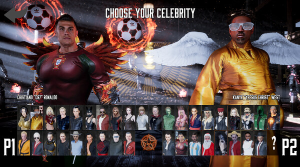 Celebrity Kombat gameplay screenshot