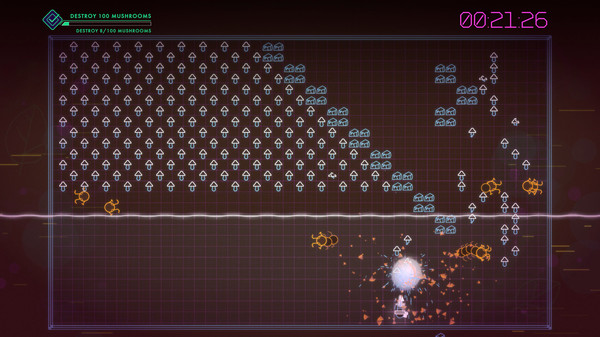 Centipede: Recharged gameplay screenshot