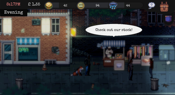 CHANGE: A Homeless Survival Experience gameplay screenshot