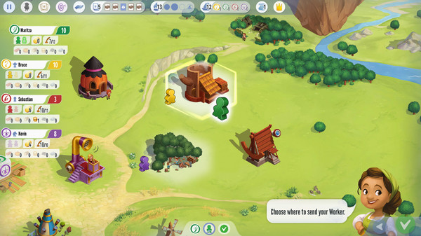 Charterstone: Digital Edition gameplay screenshot