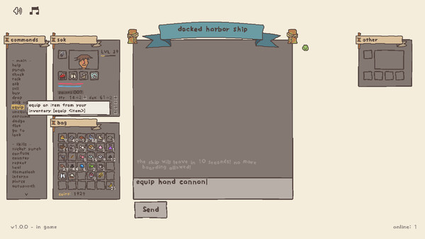 Chatventures gameplay screenshot