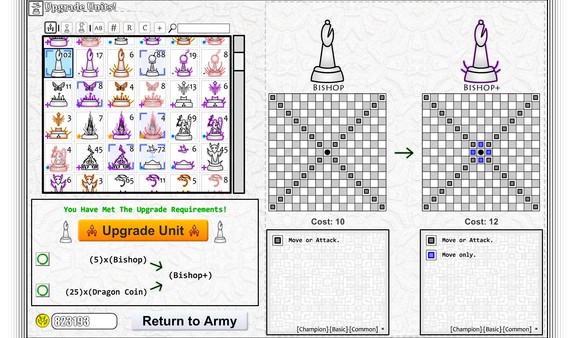 Chess Evolved Online gameplay screenshot