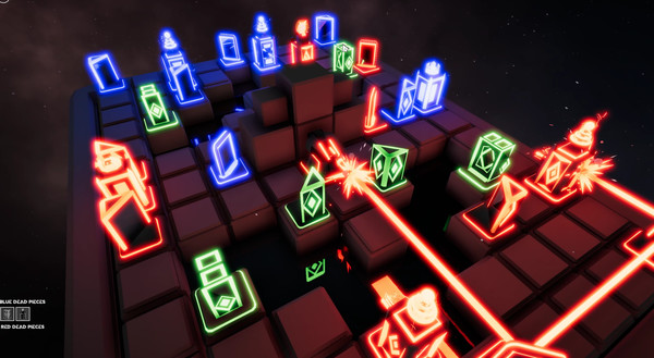 CHESS with LASERS gameplay screenshot